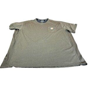 Carhartt Force Green Olive Short Sleeve Pocket T-shirt 3XL Used